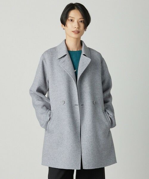 セール】 ウールナイロンリバー テーラード コート （その他アウター