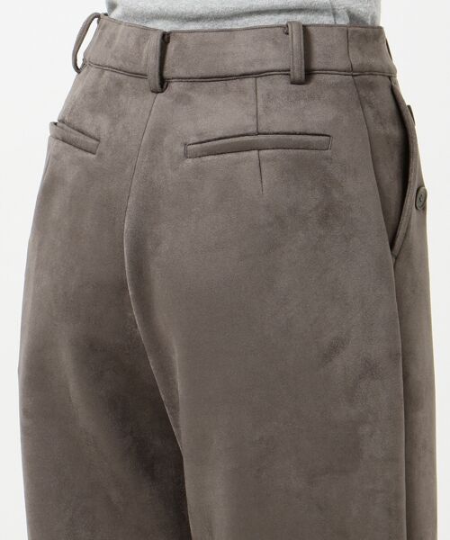 セール】 【洗える】スウェードダンボール ワイドパンツ （その他