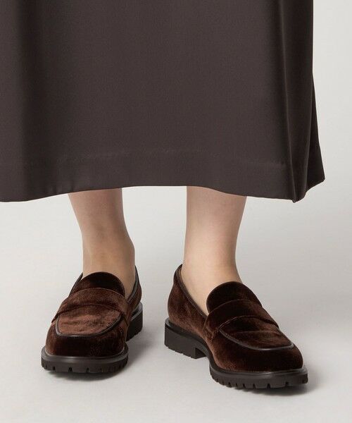 セール】 ベルベットタンクローファー フラット30↑ （フラット