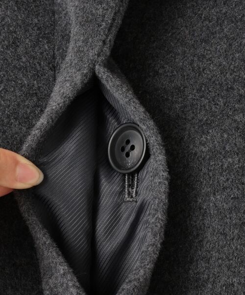 セール】 MENCHI ウールビーバー ステンカラーコート （ステンカラー