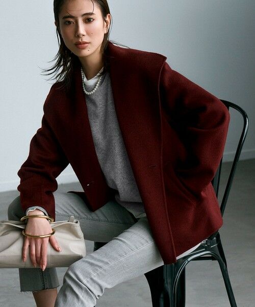 セール】 WoolRever ショートコート （その他アウター）｜L size