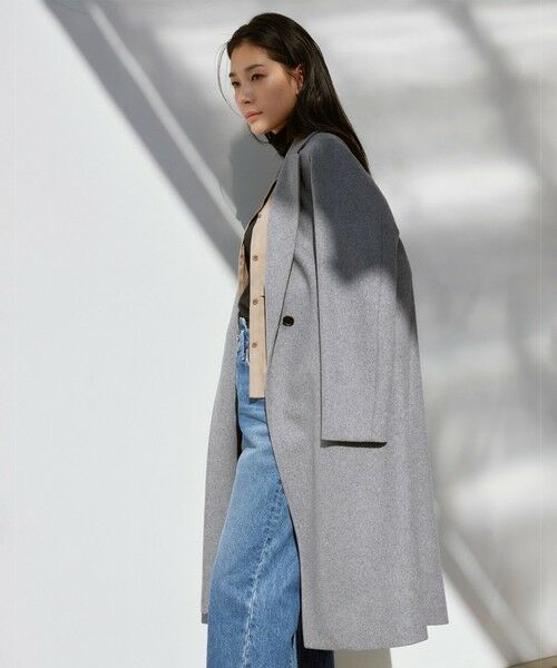 ウールカシミヤメルトン チェスターコート （その他アウター）｜L size