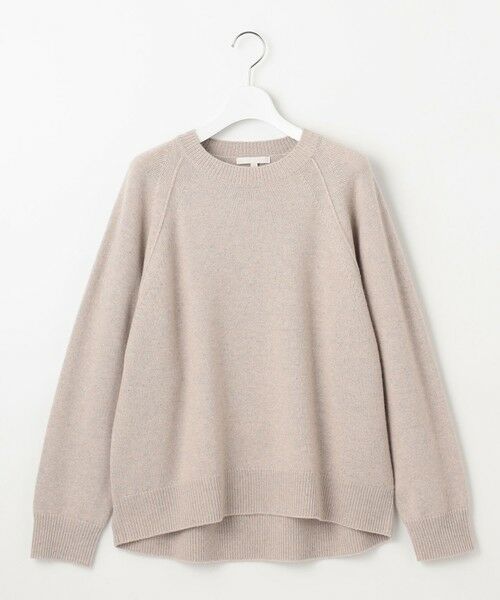 カタログ掲載】ウールカシミヤブレンドスパンコールラグランスリーブ