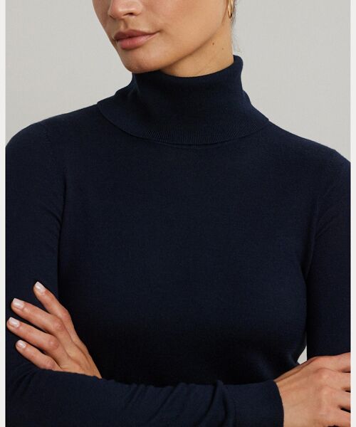 セール】 シルクブレンド タートルネック セーター （ニット・セーター