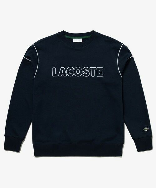 セール】 アウトラインネームステッチクルーネックスウェット