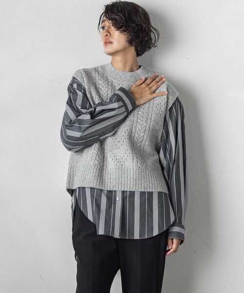 セール】 HAMILTONニットベスト≪手洗い可能≫ （ニット・セーター