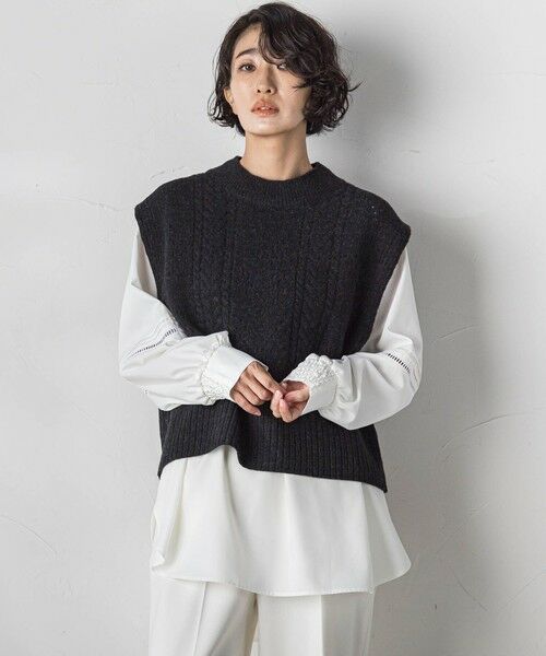 セール】 HAMILTONニットベスト≪手洗い可能≫ （ニット・セーター