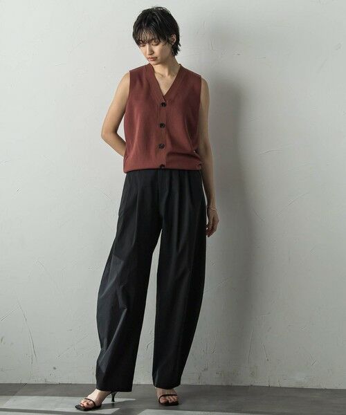 セール】 Vネックニットベスト≪手洗い可能≫ （ニット・セーター