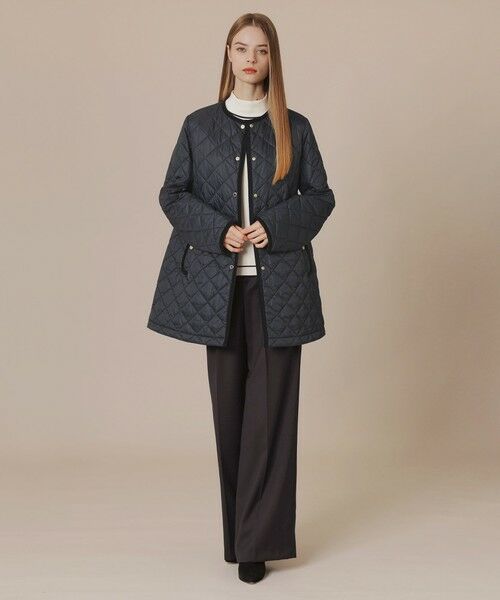 セール】 ライトキルティングノーカラーコート （その他アウター