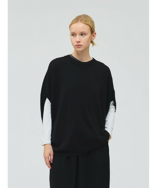 セール】 mizuiro ind コクーンワイドベスト （ベスト）｜mizuiro ind