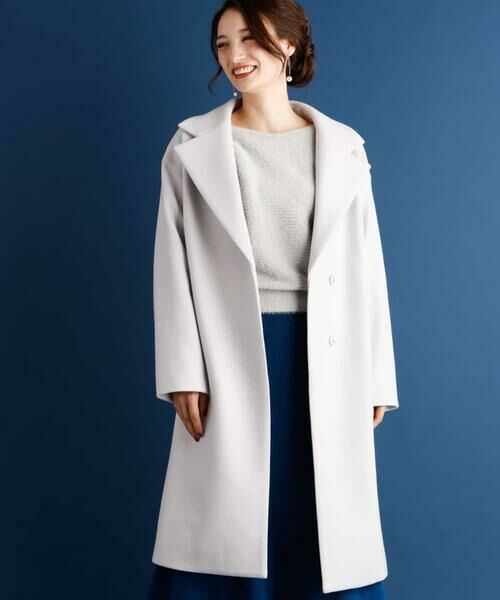 セール】 アンゴラ混ウールコート （その他アウター）｜MK MICHEL