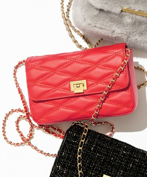 セール】 【Oggi10月号掲載】キルティング ショルダーバッグ