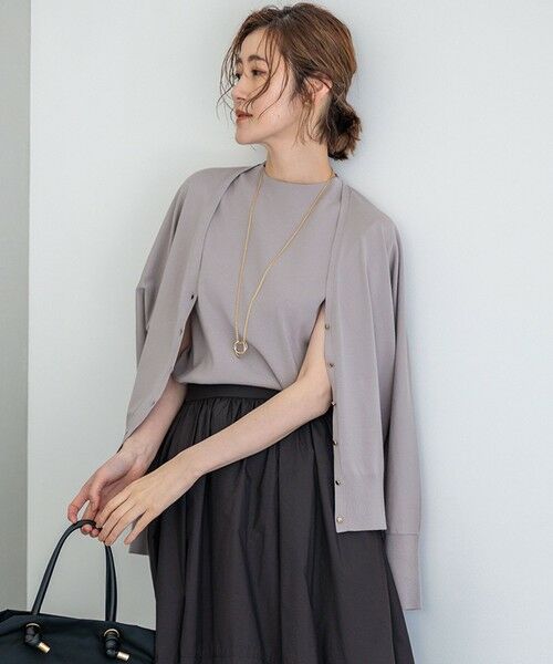 セール】 【洗える】ヴィスコースストレッチ ドルマンスリーブ