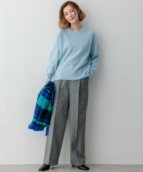 セール】 シルクネップヘリンボーン ワイドパンツ （その他パンツ