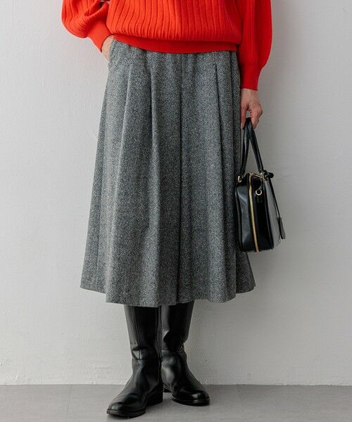 セール】 シルクネップヘリンボーン ガウチョ パンツ （その他パンツ