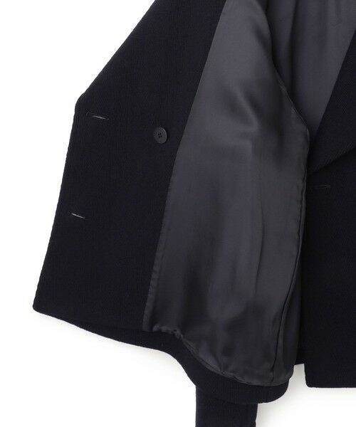 セール】 ヘリンボーン ショート ピーコート （ピーコート）｜S size