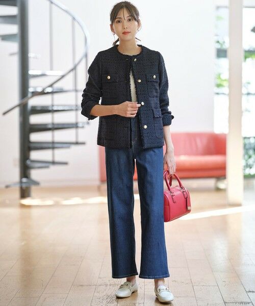 Niyaaa様 ☆ マチャット オーバーサイズ ツイードノーカラージャケット