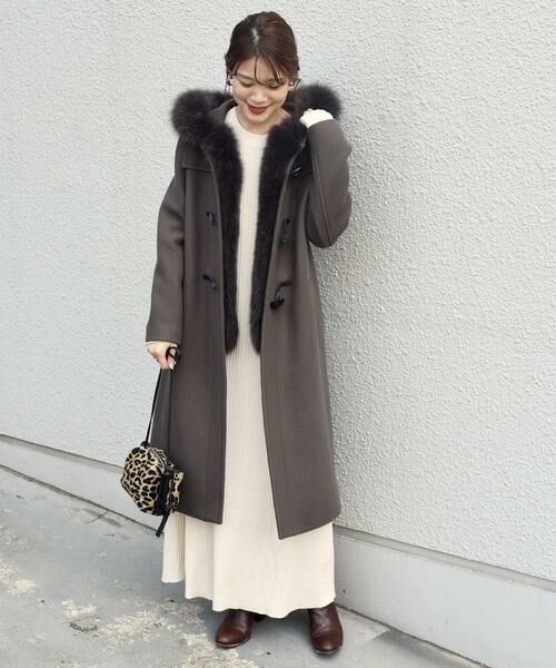 セール】 ファーダッフルコート◇ （ダッフルコート）｜SHIPS