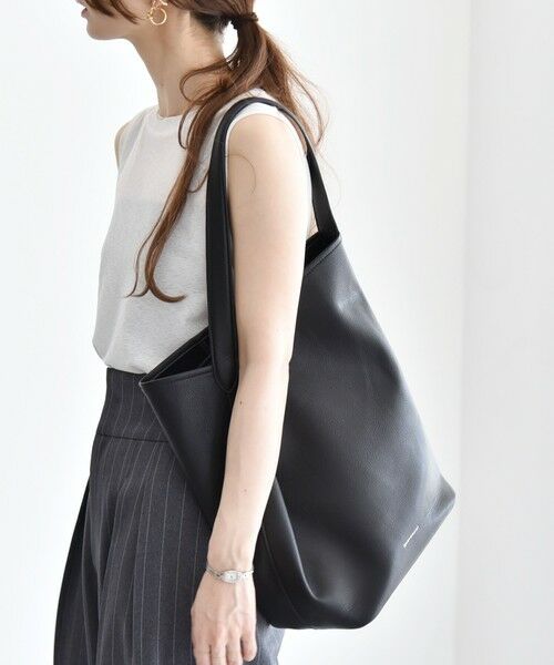 セール】 quaranciel: ワンハンドル バケツ トート バッグ（A4対応