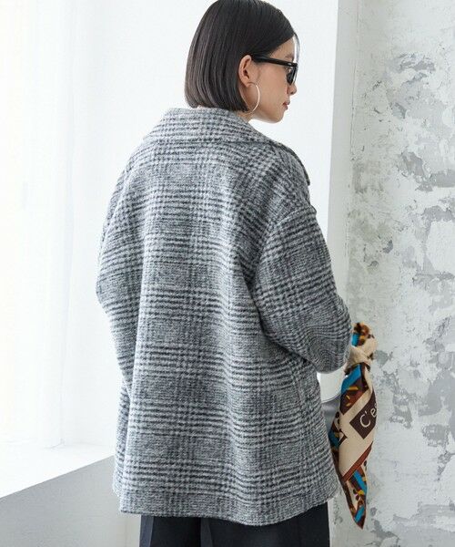 セール】 スライバー チェック ショート Pコート （ピーコート