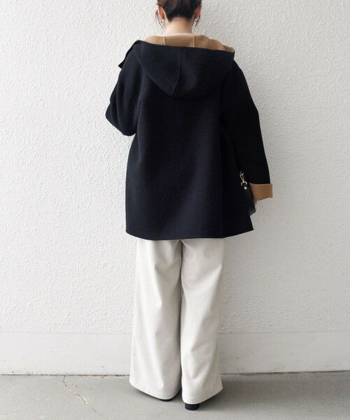 セール】 SHIPS any: リバー フーデッド Aライン ミドル コート