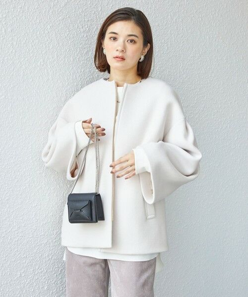 セール】 Bellandi SUPER130 コクーン ショート コート ◇ （その他