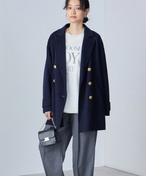 セール】 ハミルトン ウール リバー ミディ コート ◇ （ピーコート