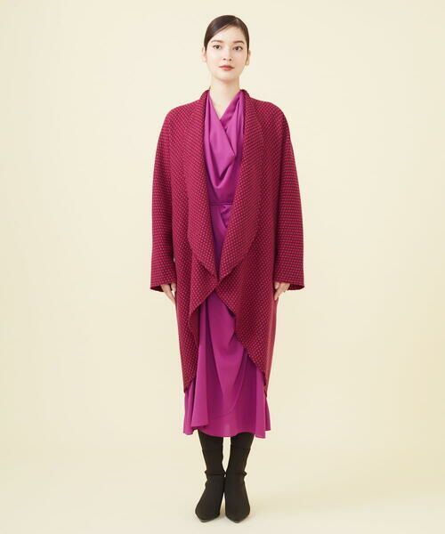 セール】 クロスツイードコクーンコート （その他アウター）｜Sybilla