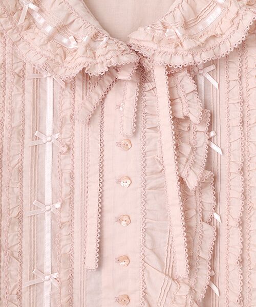 フード付きローンオーバーブラウス （シャツ・ブラウス）｜PINK HOUSE