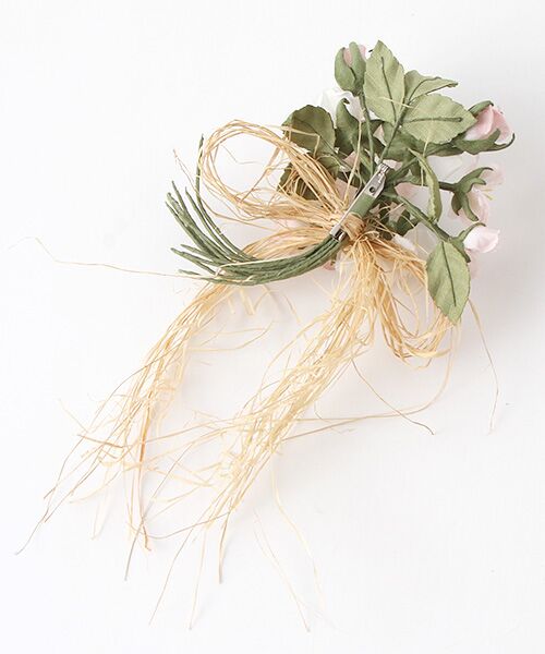 セール】 野ばらブーケコサージュ （ブローチ・コサージュ）｜PINK