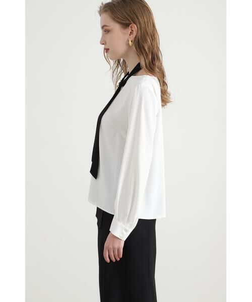 セール】 ◇チェーンリボンブラウス （シャツ・ブラウス）｜PINKY