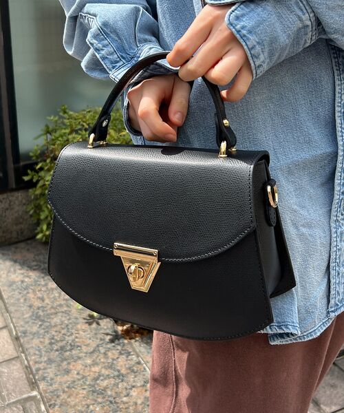 AULENTTI/オウレンティ】ロック付ワンハンド2wayショルダーバッグ