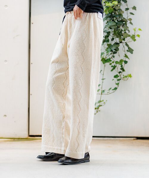 Le Melange/ル・メランジュ】ラップスカート付きレースパンツ【セット