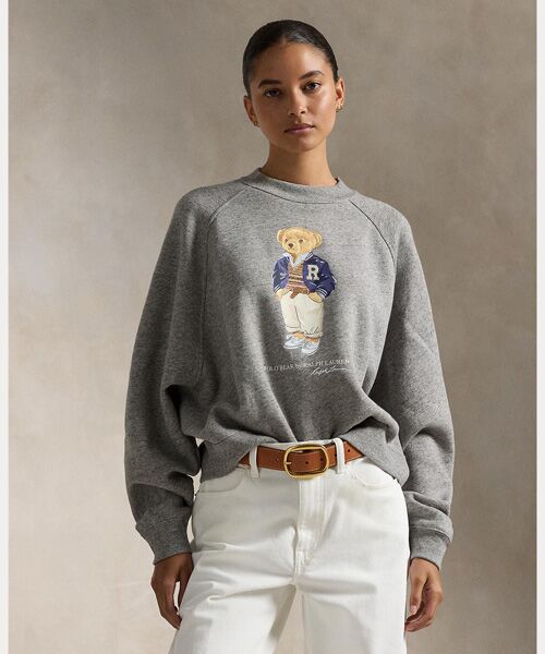 Polo ベア オーバーサイズ フリース クルーネック （スウェット
