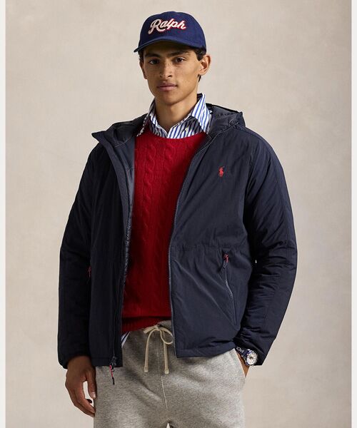 セール】 ストレッチ フーデッド ジャケット （ナイロンジャケット