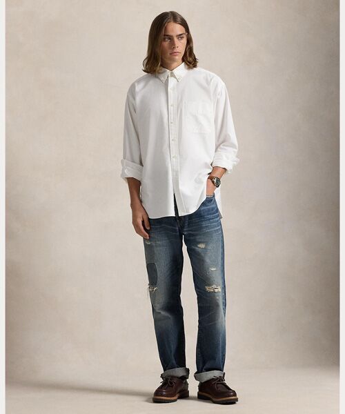 オーガニック コットン ビッグ シャツ （シャツ・ブラウス）｜POLO