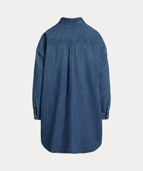 オーバーサイズ デニム シャツ （シャツ・ブラウス）｜POLO RALPH