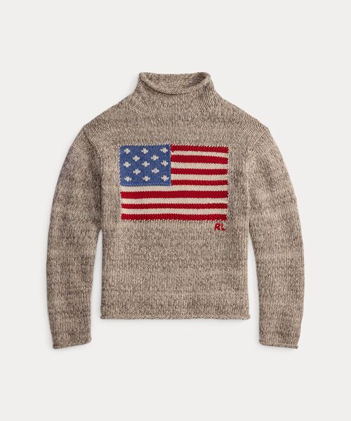 セール】 フラッグ ウールブレンド タートルネック セーター （ニット
