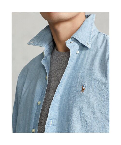 クラシックフィット シャンブレー シャツ （シャツ・ブラウス）｜POLO