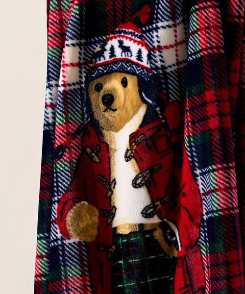 Holiday Polo ベア スロー ブランケット （寝具）｜RALPH LAUREN HOME
