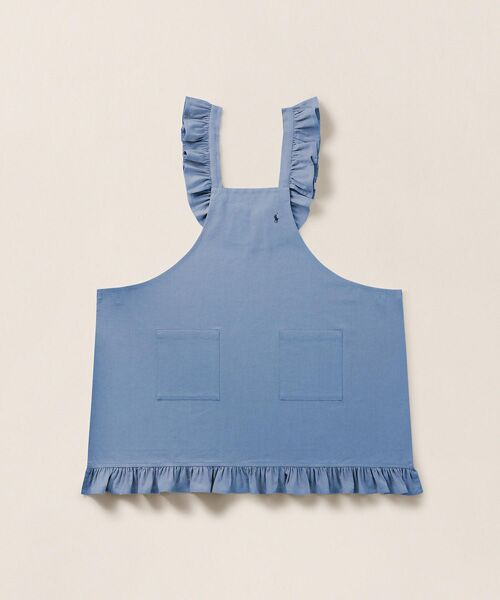 セール】 Brewer フリルトリム コットン フル エプロン （キッチン