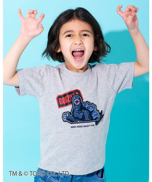 GODZILLA 】 ゴジラ VS WASK ワッペン 天竺 Tシャツ（S〜LL） （T