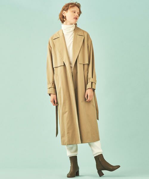 コットンギャバジン トレンチコート （トレンチコート）｜TOMORROWLAND