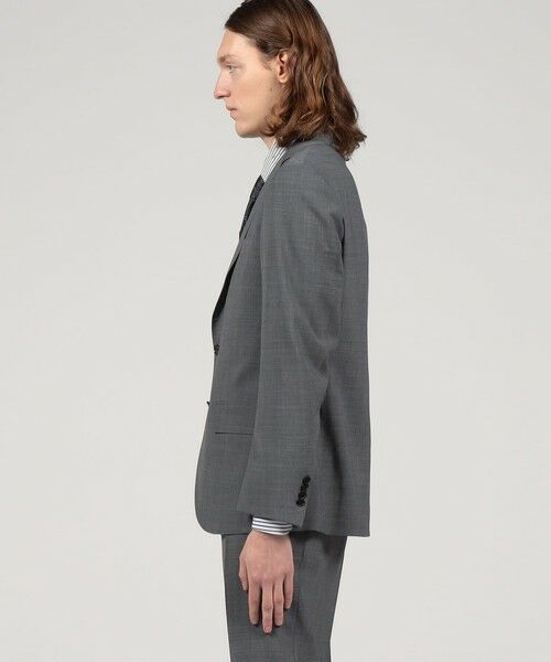 セール】 Super120'sウールポリエステル シングルブレステッド2B