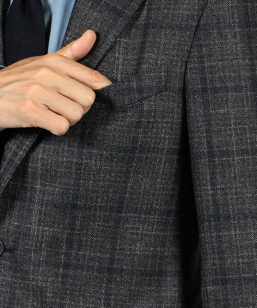 セール】 ウールカシミヤシルク シングルブレステッド2Bジャケット
