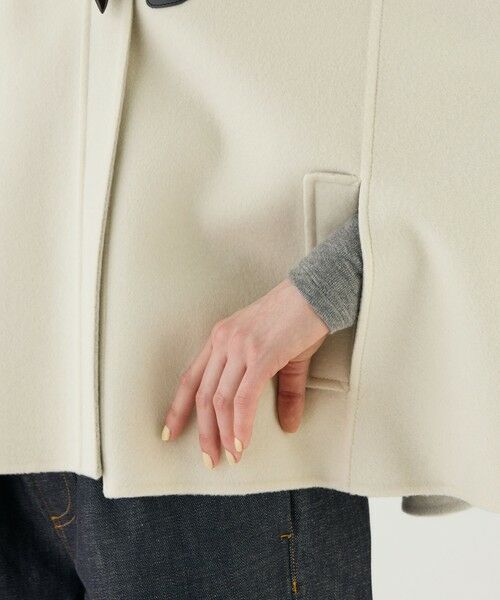 セール】 ウールダブルフェイス フーテッドポンチョ （ポンチョ