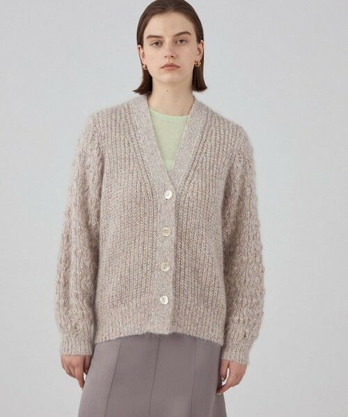 セール】 ラグジュアリーシルクモヘヤ Vネックカーディガン （ニット