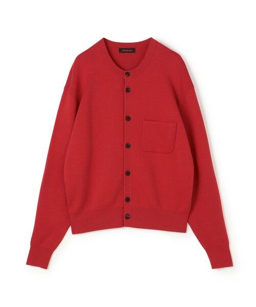 CABaN コットンカシミヤ ポケットクルーネックカーディガン （ニット