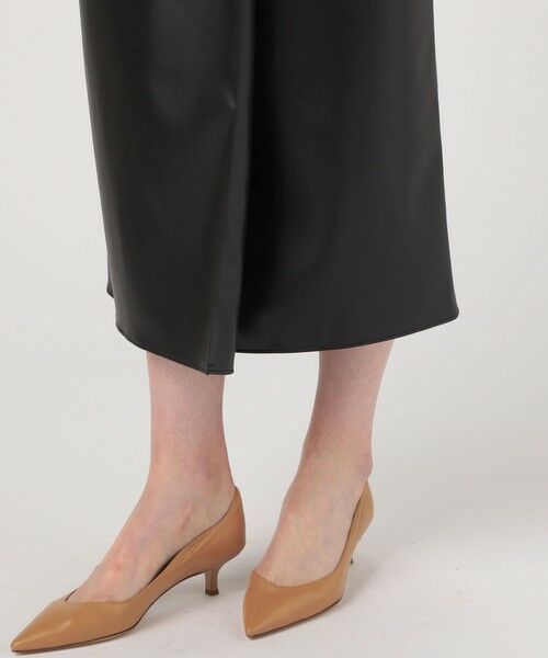 セール】 レザーライククロス ラップマキシスカート （ロング・マキシ