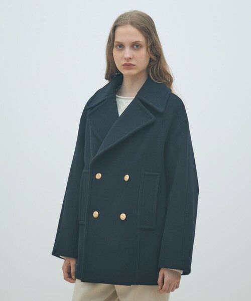 メルトンビーバー Pコート （ピーコート）｜TOMORROWLAND